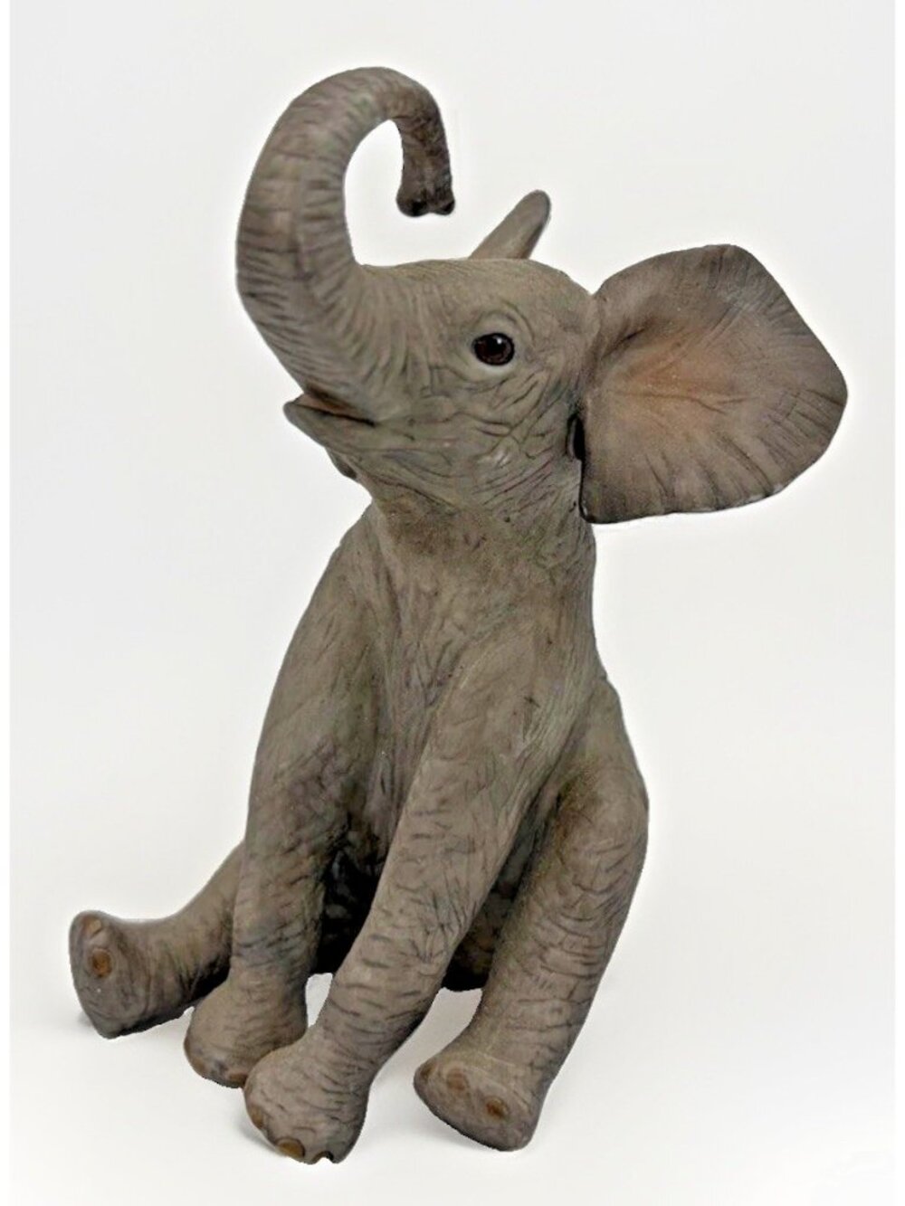 Vintage Lenox Smithsonian African Baby Elephant Showering Figurine 1993 - Picture 1 of 16